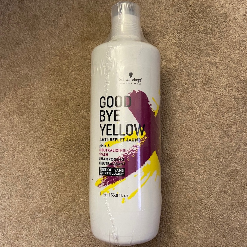 Intense purple toning shampoo